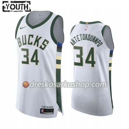 Dječji NBA Dres Milwaukee Bucks Giannis Antetokounmpo 34 Nike 2019-20 Association Edition Swingman
